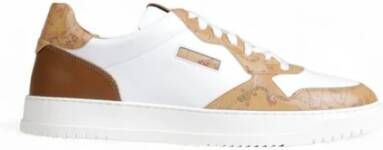 Alviero Martini 1a Classe Leren Sneakers Heren Collectie Herfst Winter White Heren