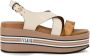 Alviero Martini 1a Classe Platform Sandaal Room Cross Strap Multicolor Dames - Thumbnail 1