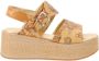 Alviero Martini 1a Classe Elegante Sandalen van Kunstleer Beige Dames - Thumbnail 1