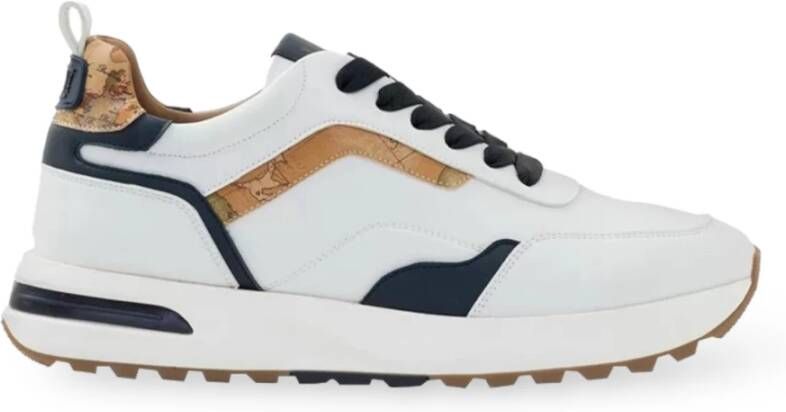 Alviero Martini 1a Classe Witte Sneakers Klassieke Stijl Multicolor Heren