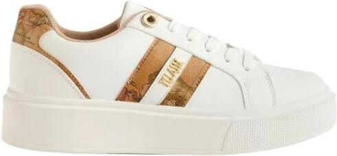 Alviero Martini 1a Classe Witte Sneakers Geo Classic Stijl White Dames