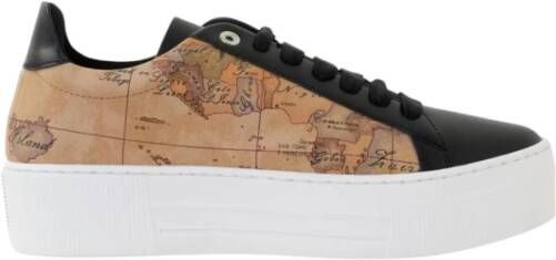 Alviero Martini 1a Classe Zwarte Sneakers Donnavventura Geo Classic Black Dames