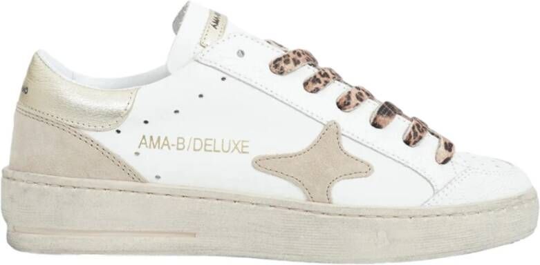 Ama Brand Beige Sneakers voor dagelijks gebruik Multicolor Dames