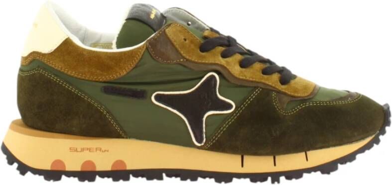 Ama Brand Groene Sneakers Model 3049 S.run Green Heren