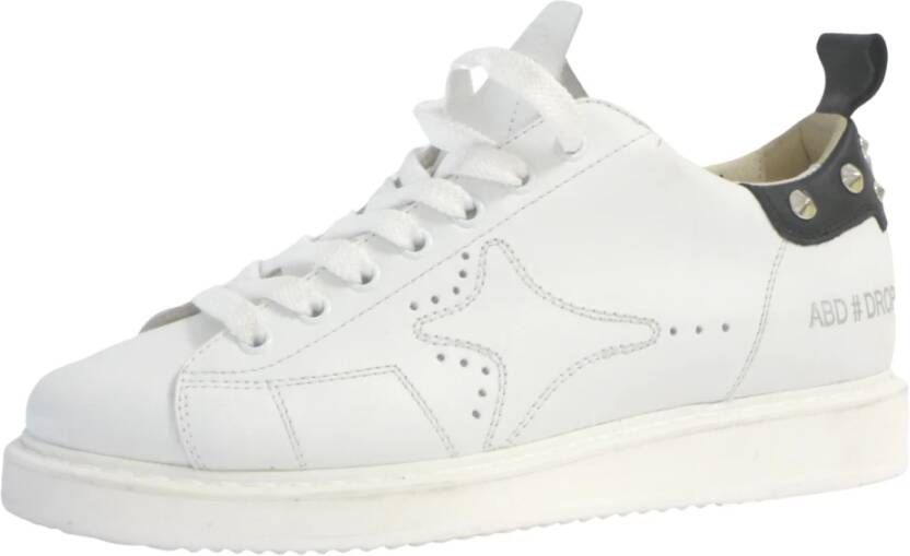 Alexander Smith Witte Lichtgroene Lancaster Gate Sneakers Multicolor Dames