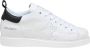 Ama Brand Zwart en wit leren sneakers White Heren - Thumbnail 1