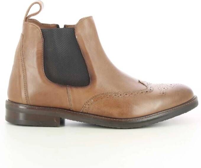 Ambiorix Heren schoenen van cognac leer Brown Heren