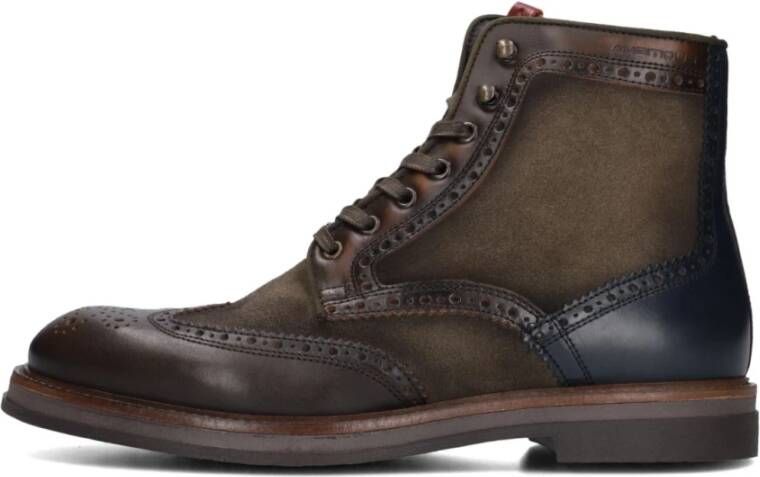 Ambitious Bruine Suède Veterschoenen Brown Heren