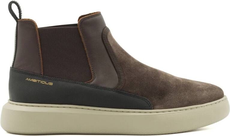 Ambitious Eclipse High-Top Sneaker Brown Heren