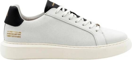 Ambitious Witte Leren Hoge Sneakers White Heren