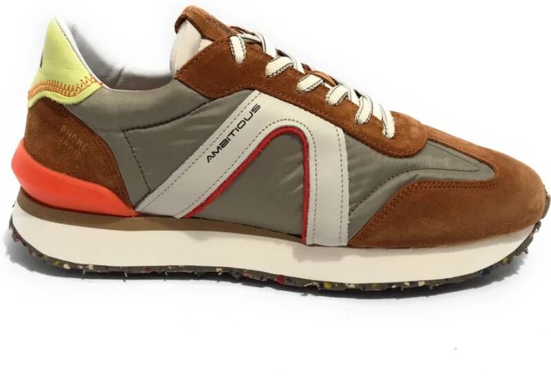 Ambitious Heren Sneaker in Camel Taupe voor Hardlopen Bruin Heren