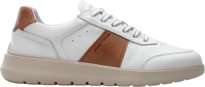 Ambitious Hover Comfort Sneaker White Heren