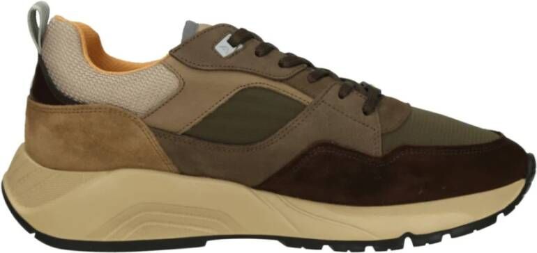 Ambitious Bruine Casual Sneakers Strider Brown Heren