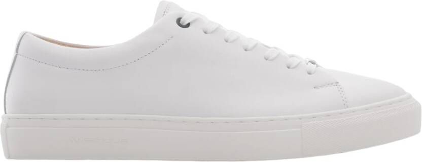 Ambitious Witte Leren Herensneakers Us22Am10 White Heren