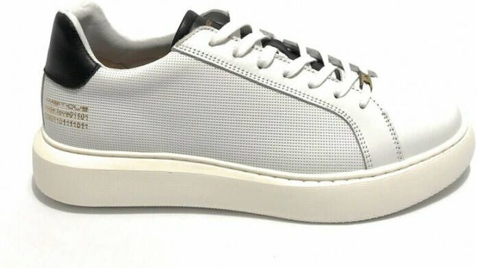 Ambitious Witte Leren Hoge Sneakers White Heren