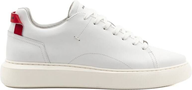 Ambitious Vetersneaker met contrasthiel White Heren