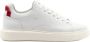 Ambitious Vetersneaker met contrasthiel White Heren - Thumbnail 1