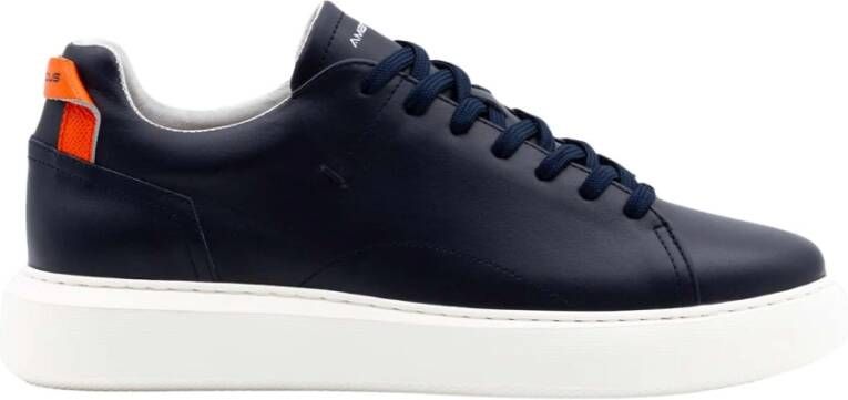 Ambitious Urban Lace Up Sneaker Blue Heren