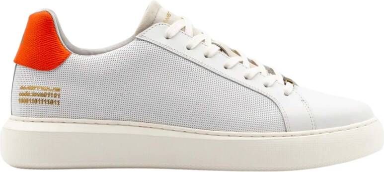 Ambitious Vetersneaker met contrasthiel White Heren