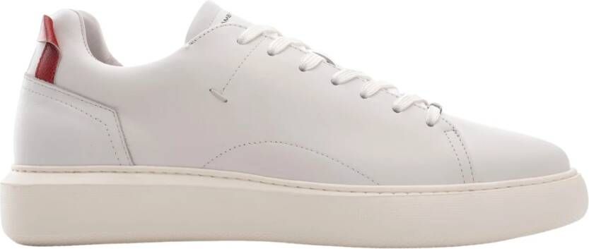 Ambitious Vetersneaker met contrasthiel White Heren