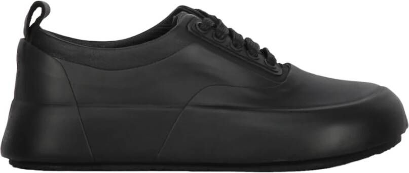 Ambush Rubber sneakers met leren inzetstukken Black Dames