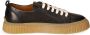 Ami Paris Leren Low Top Sneaker Black Heren - Thumbnail 1