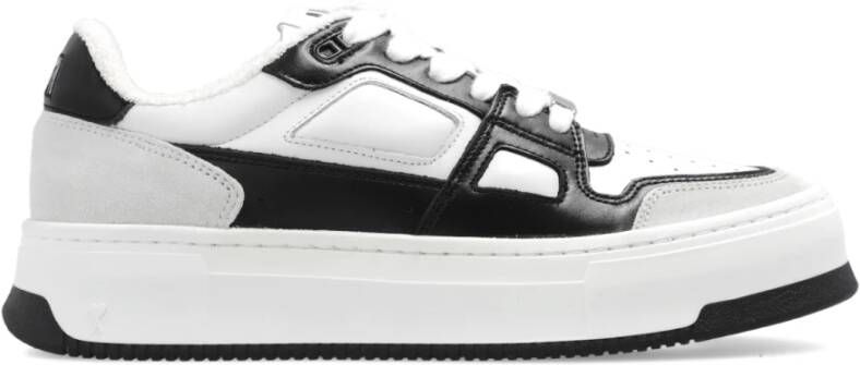 Ami Paris Arcade Sneakers Leer Wit Zwart White