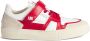 Ami Paris Hart Patch Leren Sneakers Red Heren - Thumbnail 1