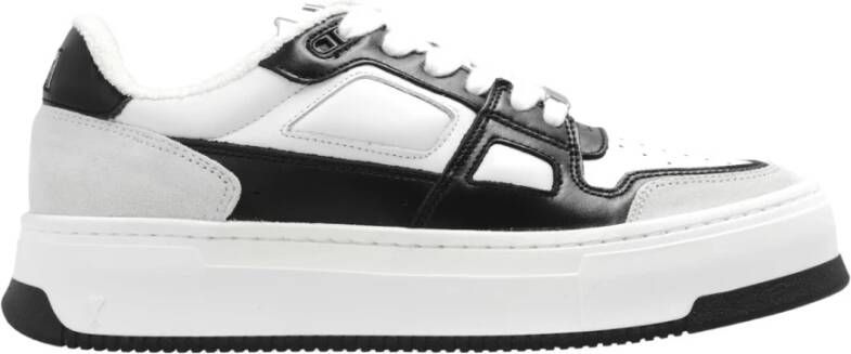 Ami Paris Arcade Sneakers Leer Wit Zwart White