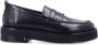 Ami Paris Zwarte Chunky Loafers Gesloten Schoenen Black Heren - Thumbnail 1