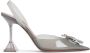 Amina Muaddi Almond Wit Transparant PVC Kristallen Broche Pumps White Dames - Thumbnail 5