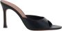 Amina Muaddi Geometrische Teen Slipper Sandalen met Stiletto Hak Black Dames - Thumbnail 1