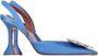 Amina Muaddi Pre-owned Fabric heels Blue Dames - Thumbnail 1