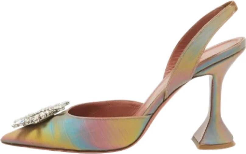 Amina Muaddi Pre-owned Fabric heels Multicolor Dames