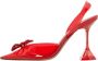 Amina Muaddi Pre-owned Fabric heels Red Dames - Thumbnail 1