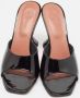 Amina Muaddi Pre-owned Fabric sandals Black Dames - Thumbnail 1