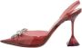 Amina Muaddi Pre-owned Fabric sandals Red Dames - Thumbnail 1