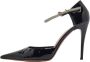 Amina Muaddi Pre-owned Leather heels Black Dames - Thumbnail 1