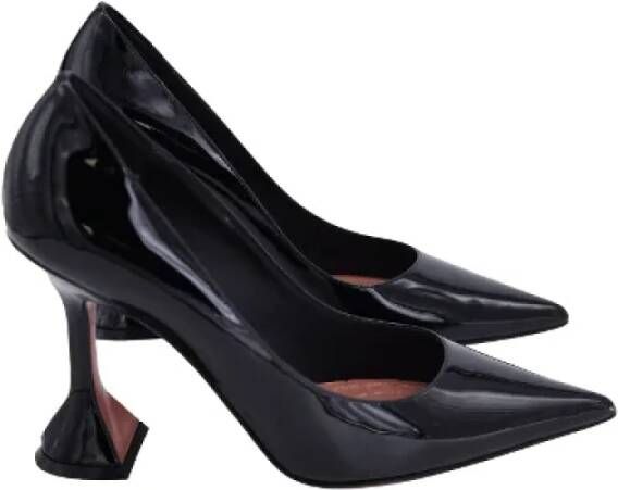 Amina Muaddi Pre-owned Leather heels Black Dames