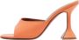 Amina Muaddi Pre-owned Leather sandals Orange Dames - Thumbnail 1