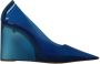 Amina Muaddi Pre-owned Plastic heels Blue Dames - Thumbnail 1