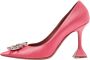 Amina Muaddi Pre-owned Satin heels Pink Dames - Thumbnail 1