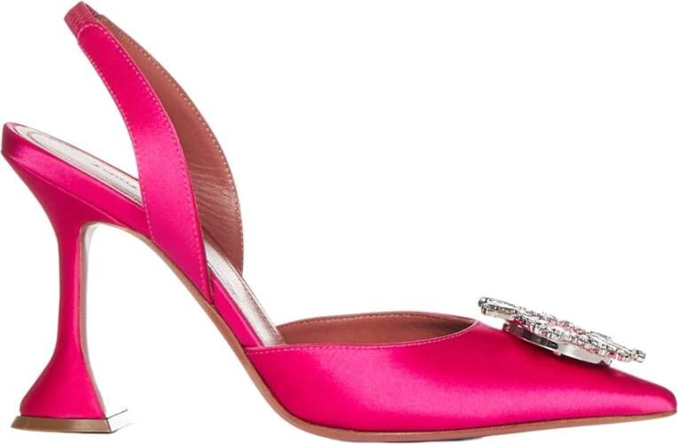 Amina Muaddi Pumps Roze Dames