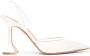 Amina Muaddi Witte Slingback Pumps White Dames - Thumbnail 1