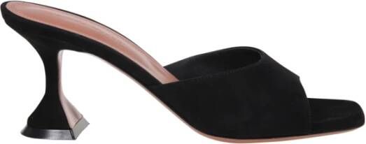 Amina Muaddi Zwarte Lupita Slipper Black Dames