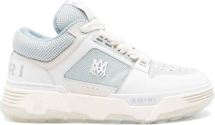 Amiri Blauwe Clear Sneakers Paneelontwerp Blue Heren