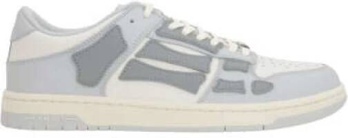 Amiri Grijze Low-Top Sneakers met Witte Details Gray Heren