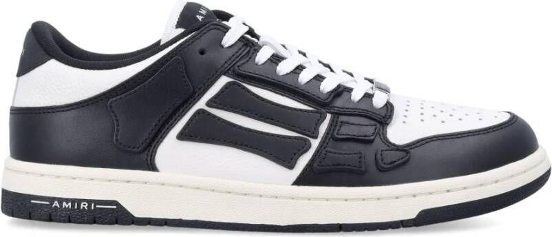 Amiri Lage Top Skelet Stijl Sneakers Black Heren