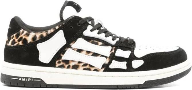 Amiri Leopard Print Sneakers met Suède Trim Multicolor Dames