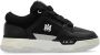 Amiri Zwarte Leren Sneakers Ronde Neus Black Heren - Thumbnail 1